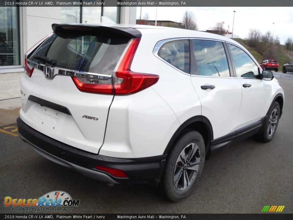 2019 Honda CR-V LX AWD Platinum White Pearl / Ivory Photo #9