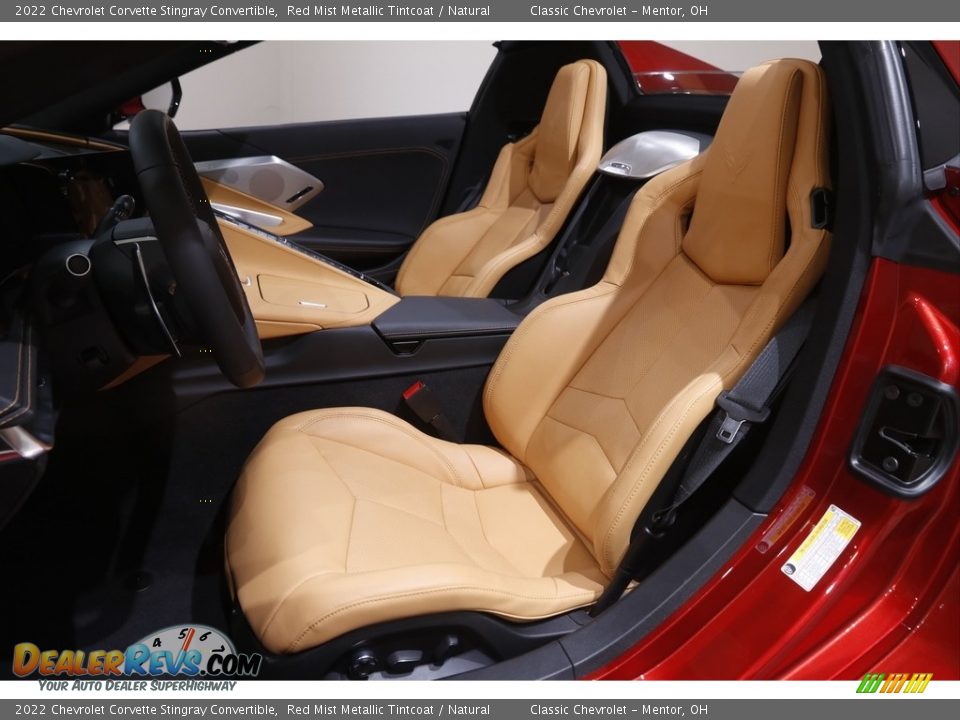 Front Seat of 2022 Chevrolet Corvette Stingray Convertible Photo #7
