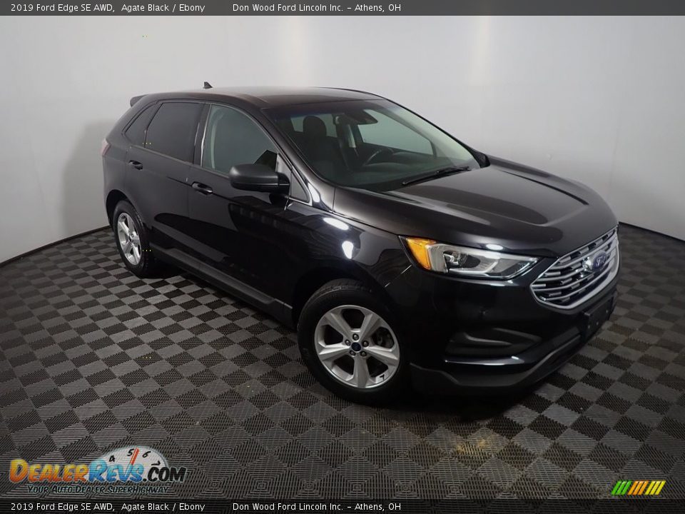 2019 Ford Edge SE AWD Agate Black / Ebony Photo #3