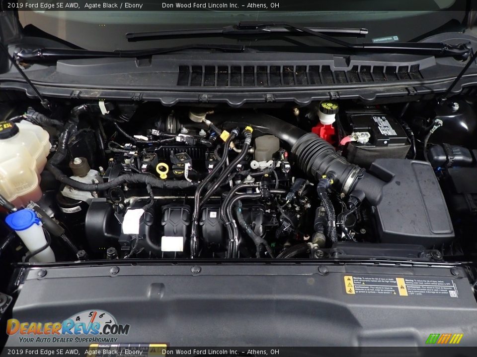 2019 Ford Edge SE AWD Agate Black / Ebony Photo #7