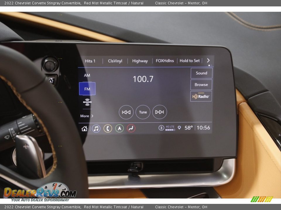 Audio System of 2022 Chevrolet Corvette Stingray Convertible Photo #12