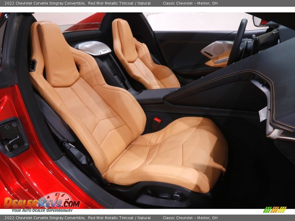 Natural Interior - 2022 Chevrolet Corvette Stingray Convertible Photo #24