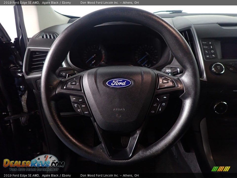 2019 Ford Edge SE AWD Agate Black / Ebony Photo #27