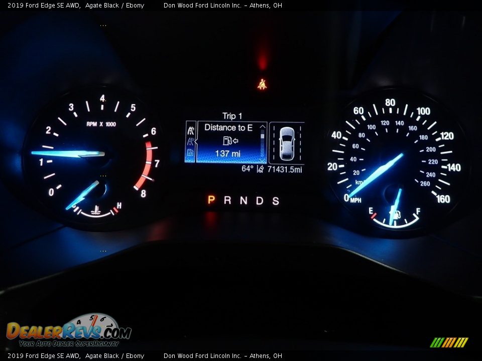 2019 Ford Edge SE AWD Agate Black / Ebony Photo #28