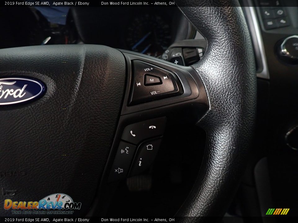 2019 Ford Edge SE AWD Agate Black / Ebony Photo #30
