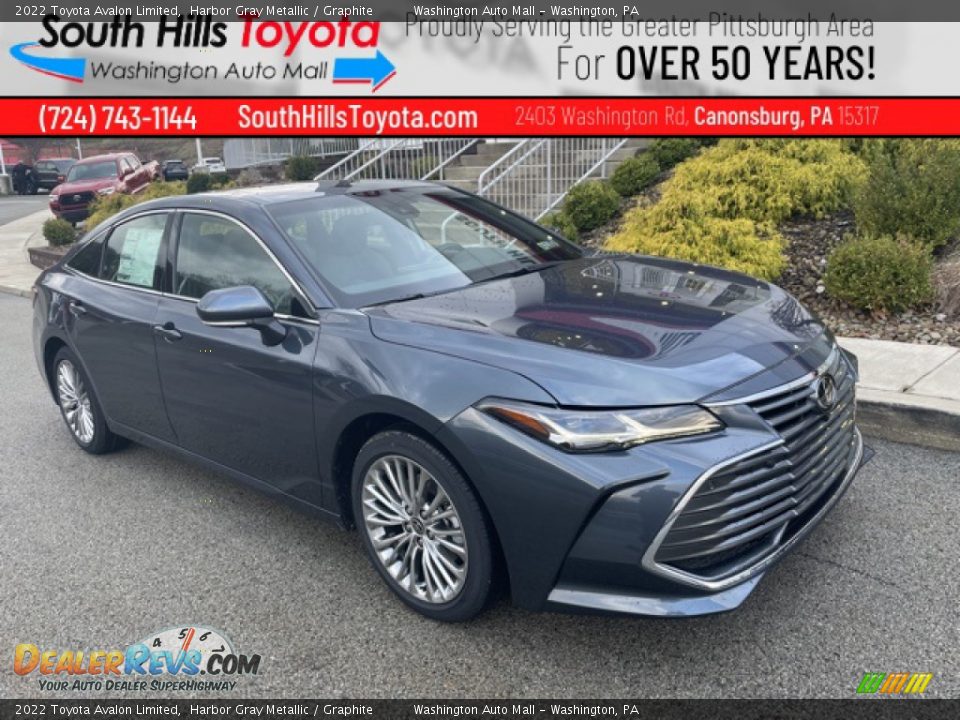 2022 Toyota Avalon Limited Harbor Gray Metallic / Graphite Photo #1