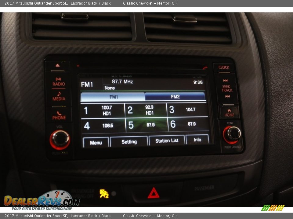 Audio System of 2017 Mitsubishi Outlander Sport SE Photo #10