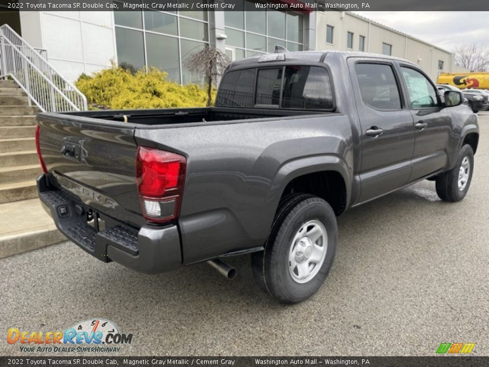 2022 Toyota Tacoma SR Double Cab Magnetic Gray Metallic / Cement Gray Photo #9