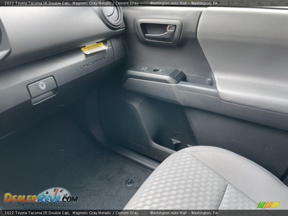 2022 Toyota Tacoma SR Double Cab Magnetic Gray Metallic / Cement Gray Photo #14