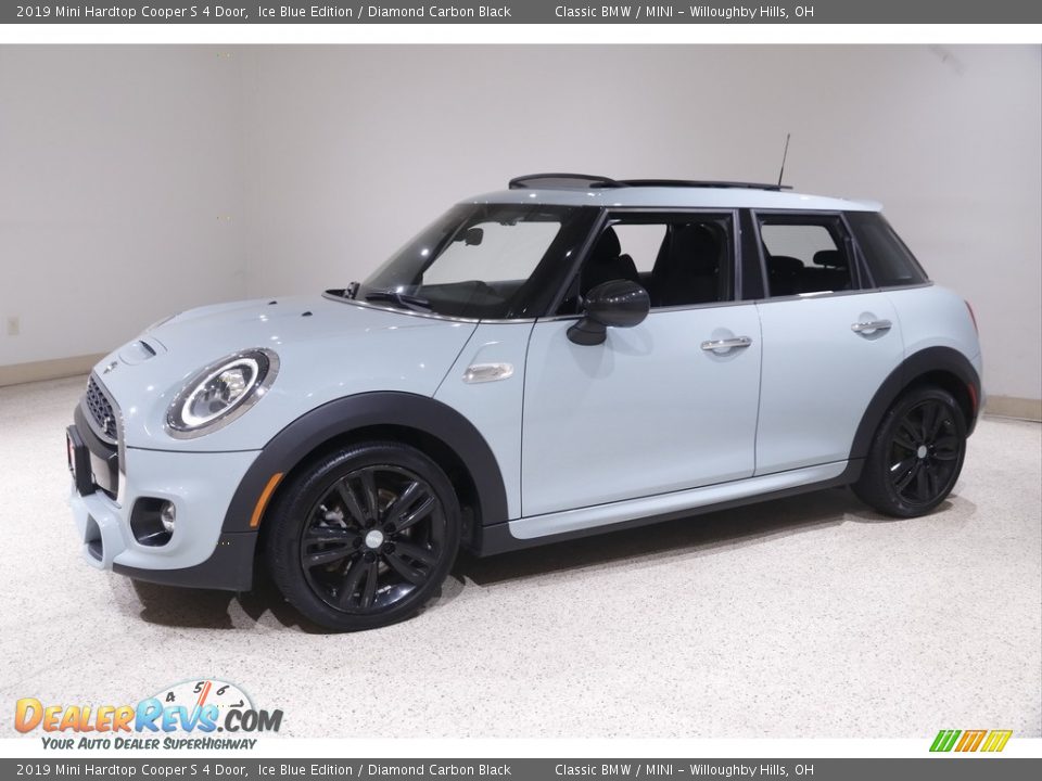 2019 Mini Hardtop Cooper S 4 Door Ice Blue Edition / Diamond Carbon Black Photo #3