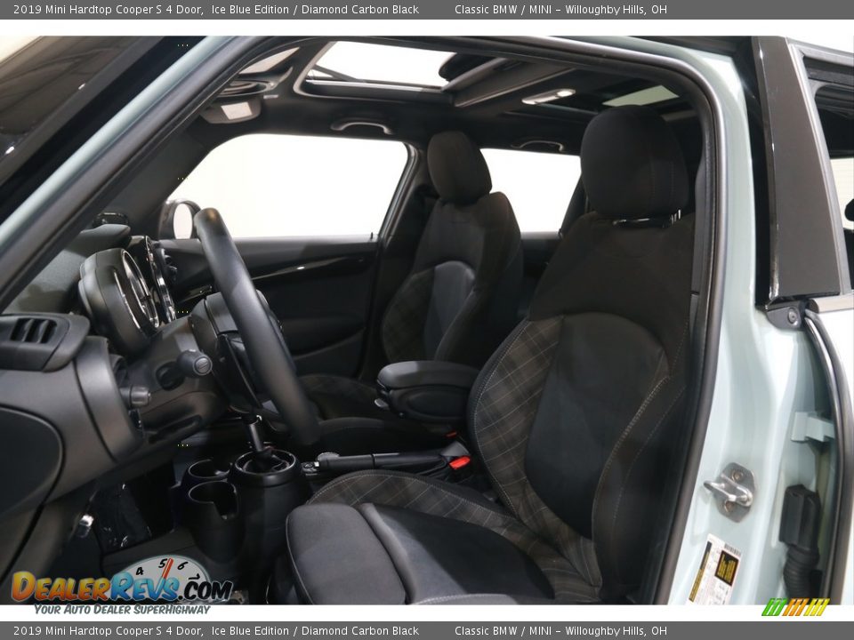 2019 Mini Hardtop Cooper S 4 Door Ice Blue Edition / Diamond Carbon Black Photo #5
