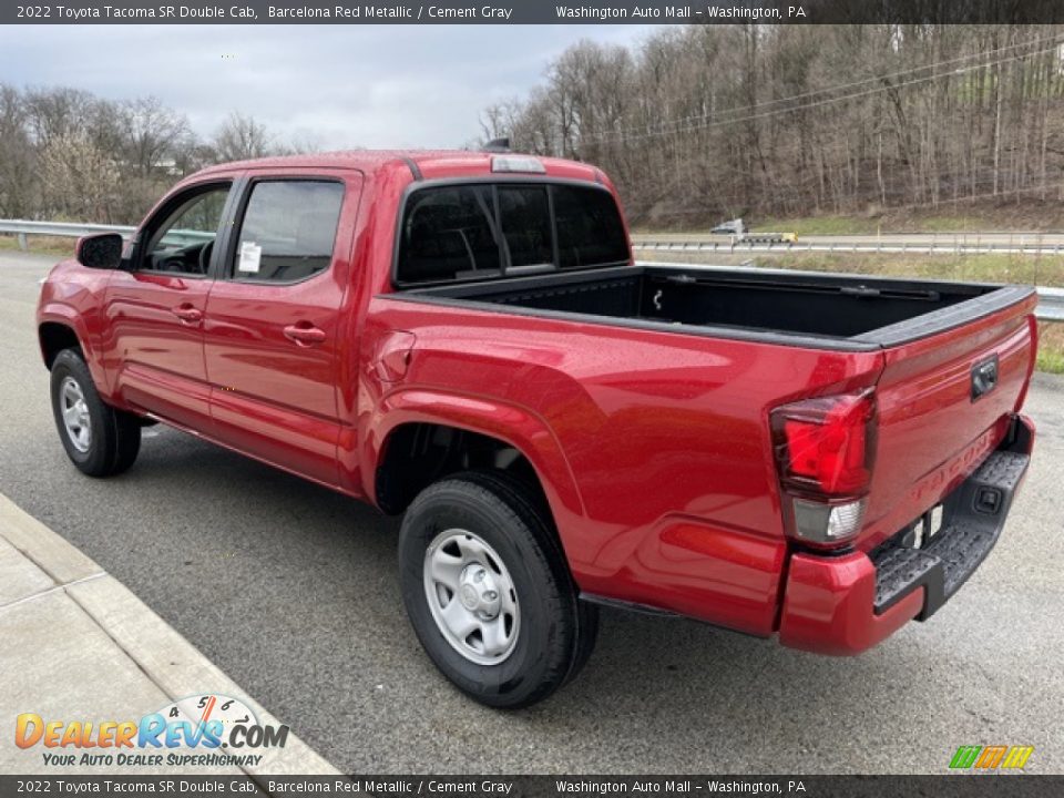 2022 Toyota Tacoma SR Double Cab Barcelona Red Metallic / Cement Gray Photo #2