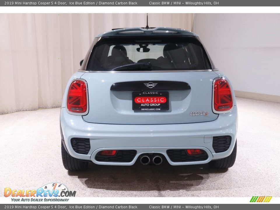 2019 Mini Hardtop Cooper S 4 Door Ice Blue Edition / Diamond Carbon Black Photo #18