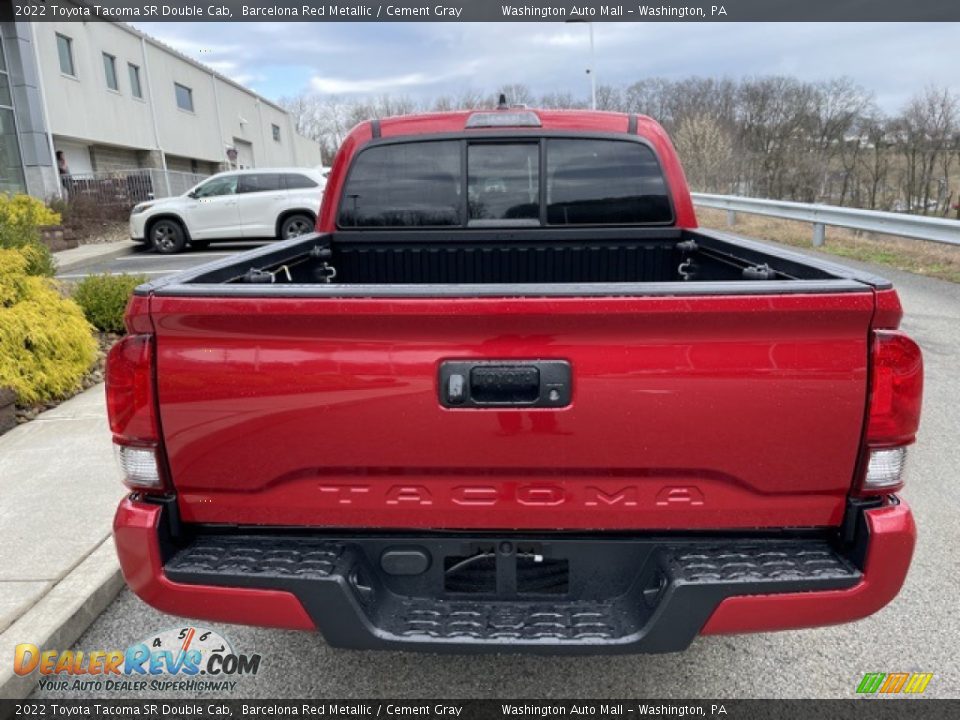 2022 Toyota Tacoma SR Double Cab Barcelona Red Metallic / Cement Gray Photo #8