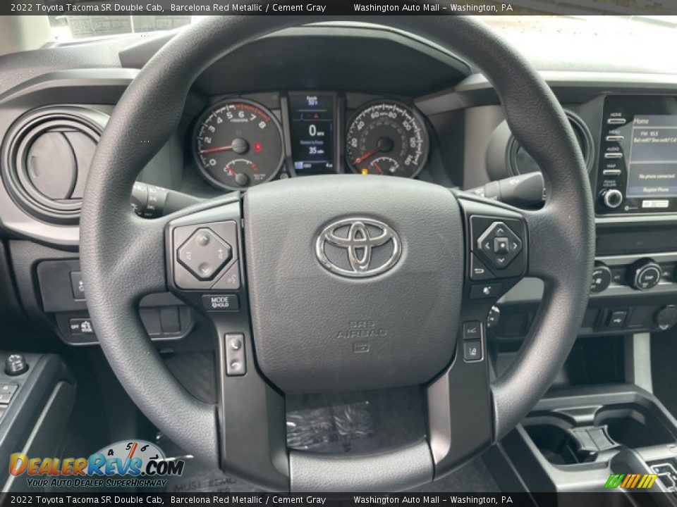 2022 Toyota Tacoma SR Double Cab Steering Wheel Photo #10