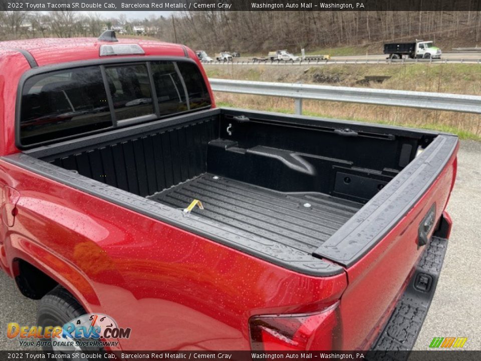 2022 Toyota Tacoma SR Double Cab Barcelona Red Metallic / Cement Gray Photo #20