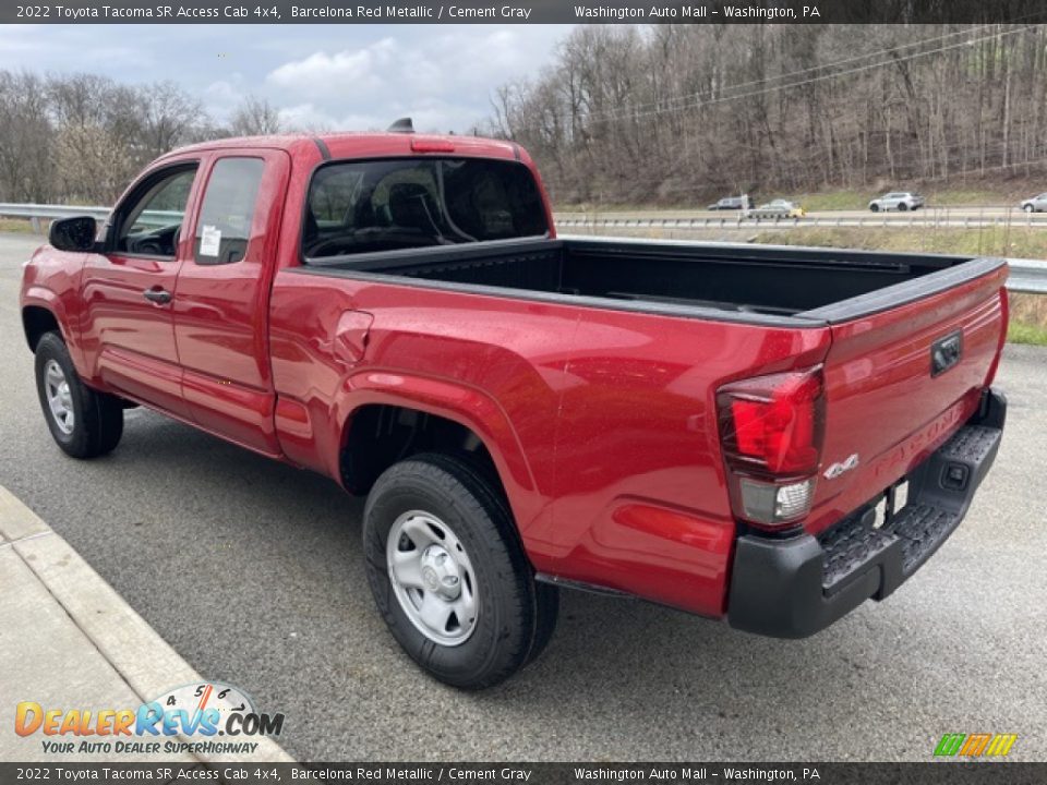 2022 Toyota Tacoma SR Access Cab 4x4 Barcelona Red Metallic / Cement Gray Photo #2