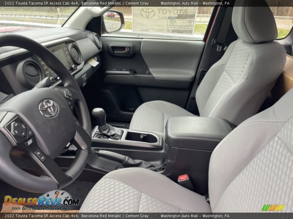 Front Seat of 2022 Toyota Tacoma SR Access Cab 4x4 Photo #4