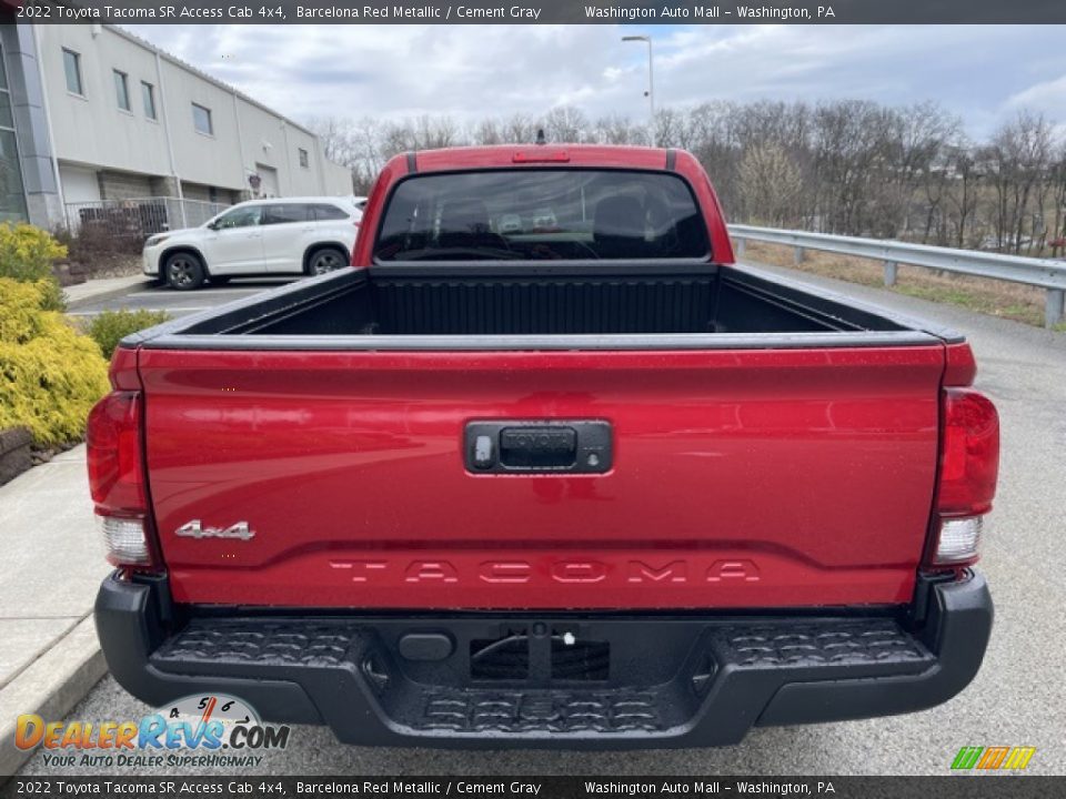 2022 Toyota Tacoma SR Access Cab 4x4 Barcelona Red Metallic / Cement Gray Photo #8