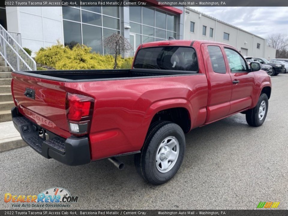 Barcelona Red Metallic 2022 Toyota Tacoma SR Access Cab 4x4 Photo #9