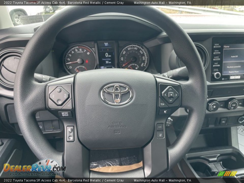 2022 Toyota Tacoma SR Access Cab 4x4 Steering Wheel Photo #10