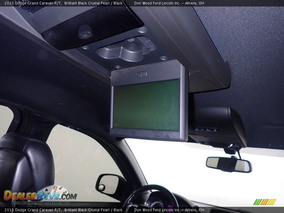 2013 Dodge Grand Caravan R/T Brilliant Black Crystal Pearl / Black Photo #2