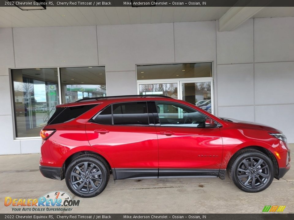 2022 Chevrolet Equinox RS Cherry Red Tintcoat / Jet Black Photo #3