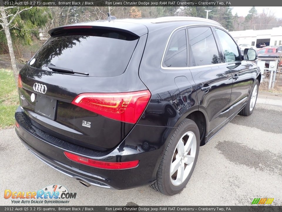 2012 Audi Q5 3.2 FSI quattro Brilliant Black / Black Photo #3