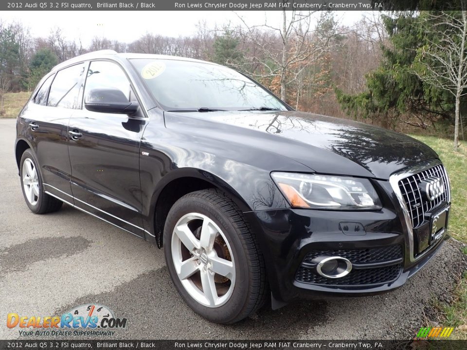 2012 Audi Q5 3.2 FSI quattro Brilliant Black / Black Photo #4