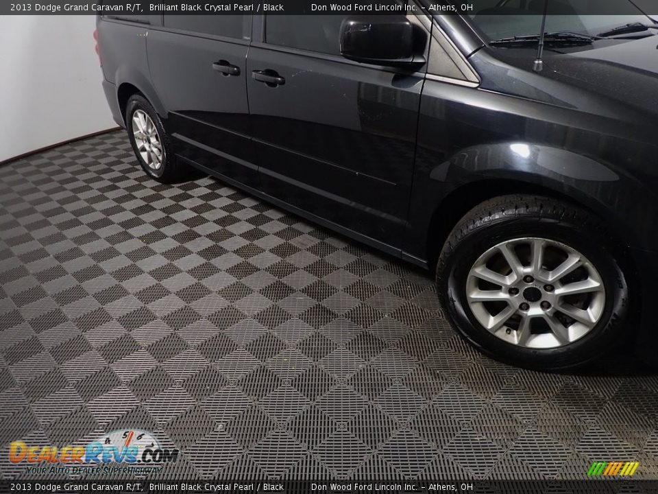 2013 Dodge Grand Caravan R/T Brilliant Black Crystal Pearl / Black Photo #5