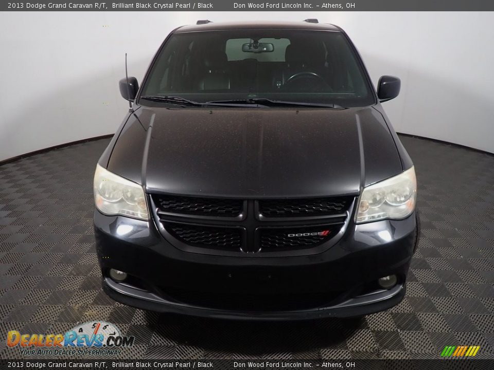 2013 Dodge Grand Caravan R/T Brilliant Black Crystal Pearl / Black Photo #6