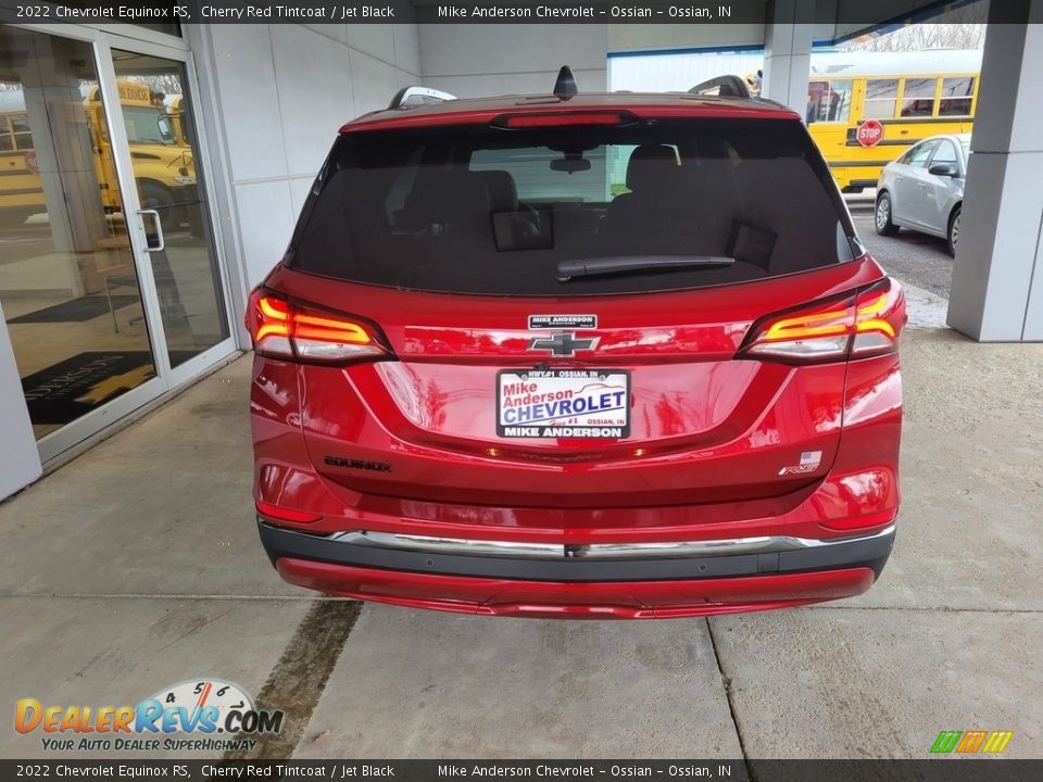 2022 Chevrolet Equinox RS Cherry Red Tintcoat / Jet Black Photo #5