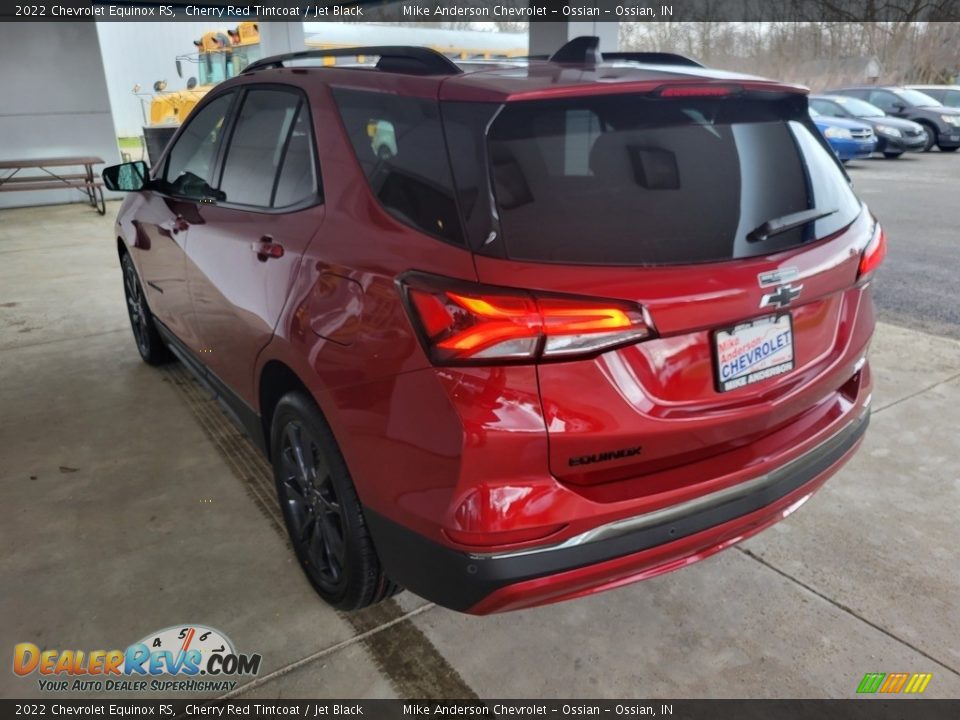 2022 Chevrolet Equinox RS Cherry Red Tintcoat / Jet Black Photo #9