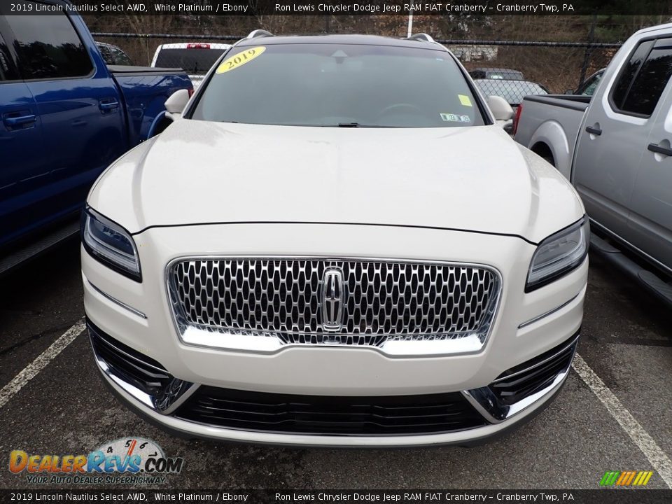 2019 Lincoln Nautilus Select AWD White Platinum / Ebony Photo #2