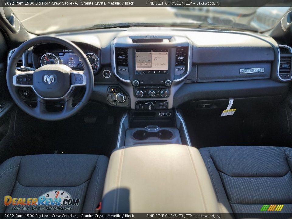 2022 Ram 1500 Big Horn Crew Cab 4x4 Granite Crystal Metallic / Black Photo #12