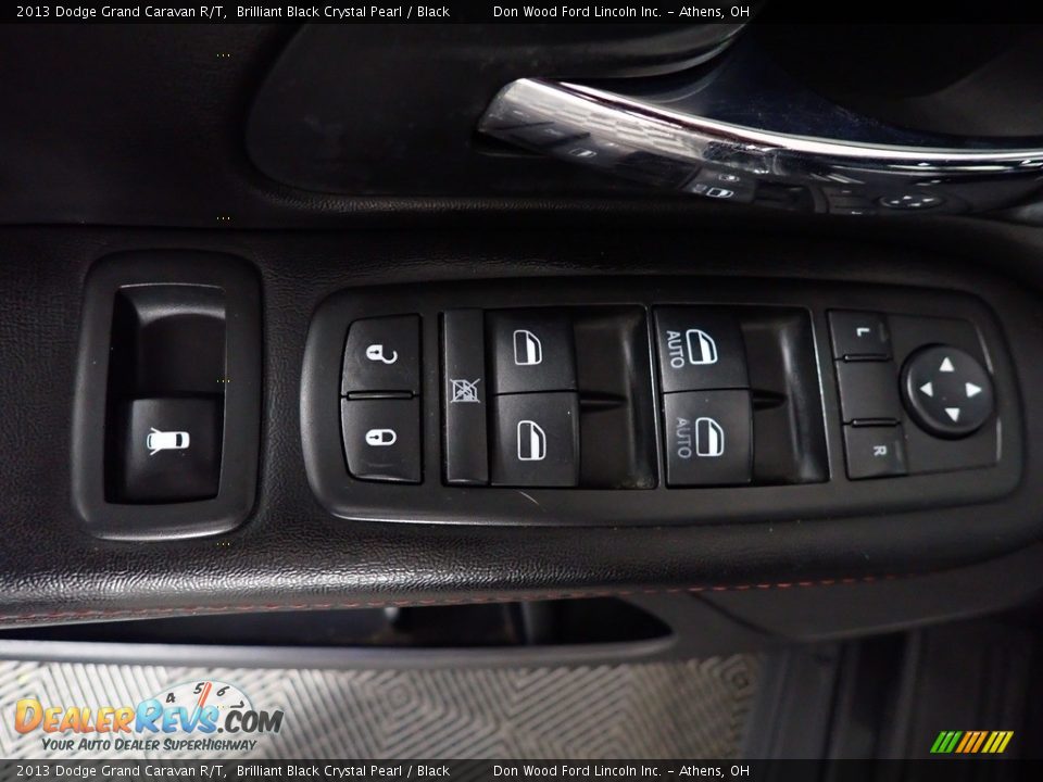 2013 Dodge Grand Caravan R/T Brilliant Black Crystal Pearl / Black Photo #23
