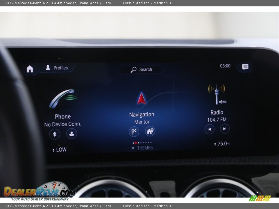 2019 Mercedes-Benz A 220 4Matic Sedan Polar White / Black Photo #10