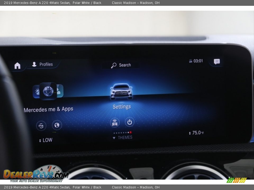 2019 Mercedes-Benz A 220 4Matic Sedan Polar White / Black Photo #12