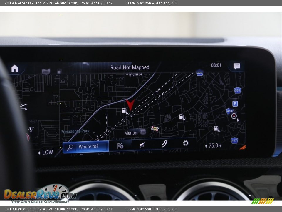 2019 Mercedes-Benz A 220 4Matic Sedan Polar White / Black Photo #13