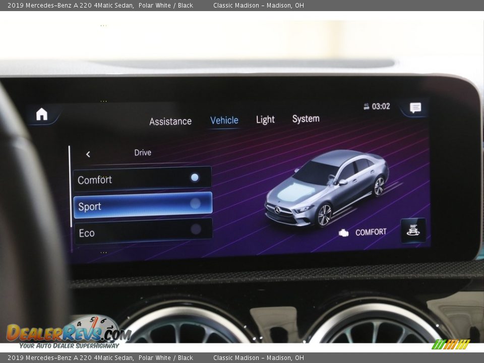2019 Mercedes-Benz A 220 4Matic Sedan Polar White / Black Photo #14