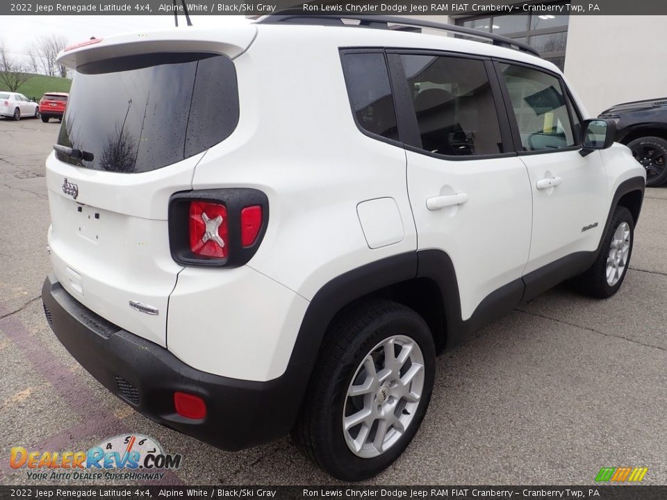 2022 Jeep Renegade Latitude 4x4 Alpine White / Black/Ski Gray Photo #6