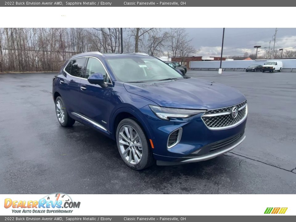 Front 3/4 View of 2022 Buick Envision Avenir AWD Photo #2