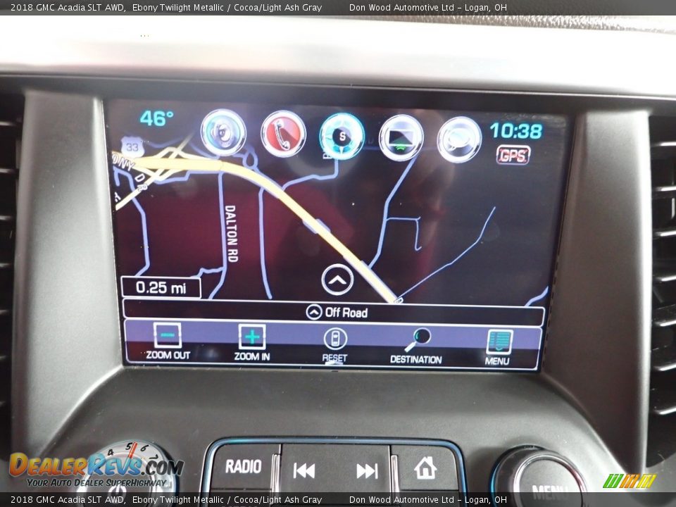 2018 GMC Acadia SLT AWD Ebony Twilight Metallic / Cocoa/Light Ash Gray Photo #3