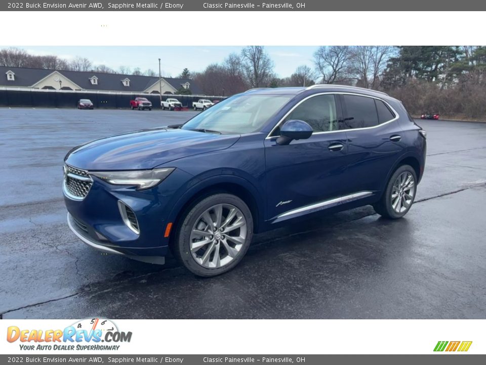 Sapphire Metallic 2022 Buick Envision Avenir AWD Photo #4
