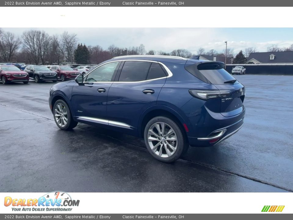 2022 Buick Envision Avenir AWD Sapphire Metallic / Ebony Photo #6