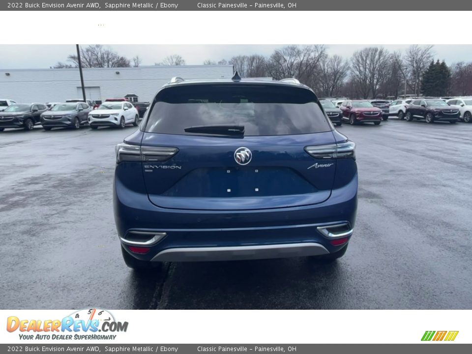 2022 Buick Envision Avenir AWD Sapphire Metallic / Ebony Photo #7