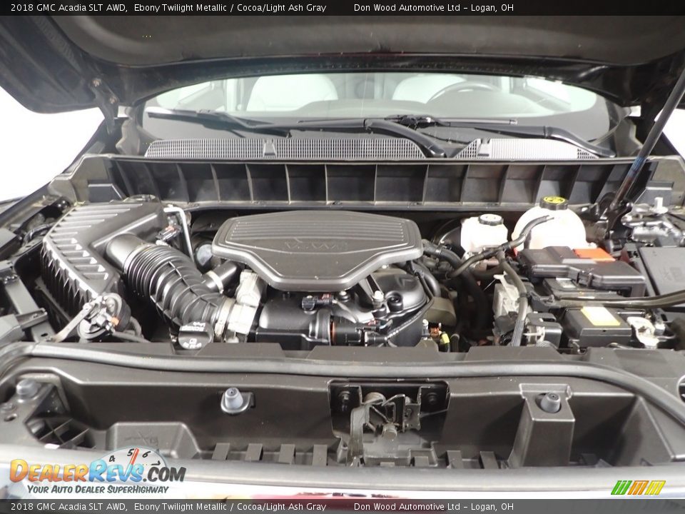 2018 GMC Acadia SLT AWD Ebony Twilight Metallic / Cocoa/Light Ash Gray Photo #9