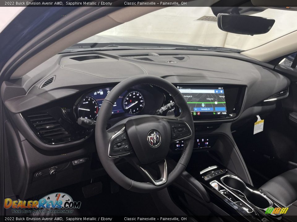 2022 Buick Envision Avenir AWD Sapphire Metallic / Ebony Photo #10