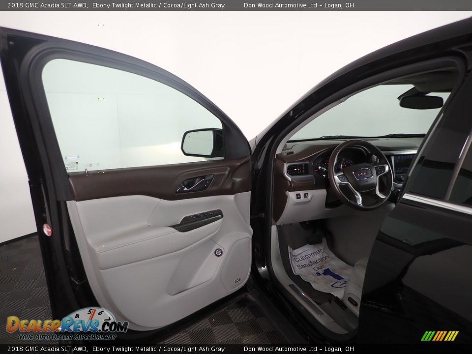 2018 GMC Acadia SLT AWD Ebony Twilight Metallic / Cocoa/Light Ash Gray Photo #17