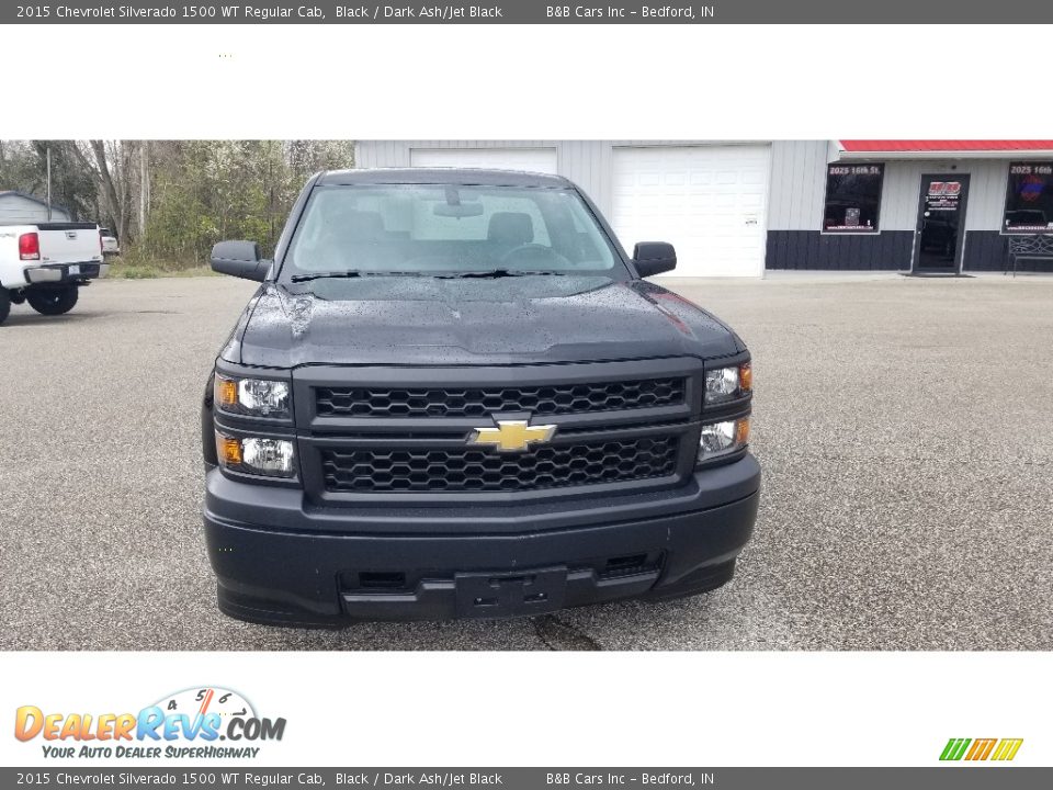 2015 Chevrolet Silverado 1500 WT Regular Cab Black / Dark Ash/Jet Black Photo #3